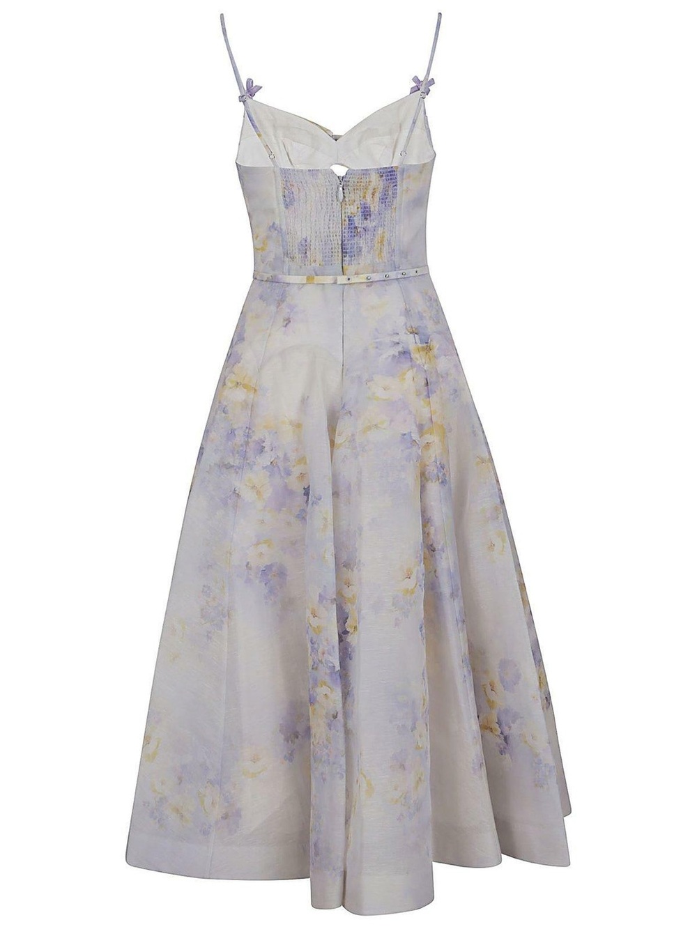 Zimmerman crush twist front midi dress - Picture 6 of 8